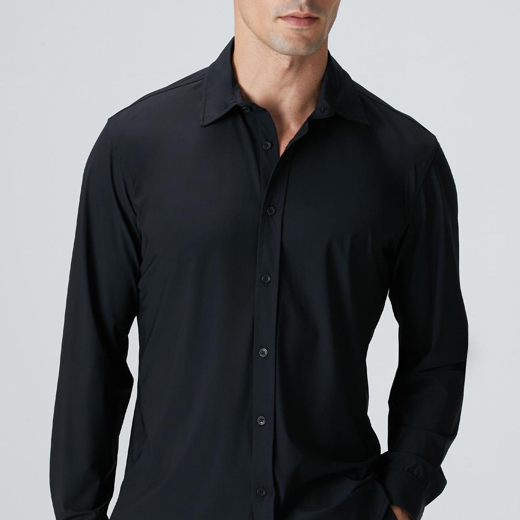 Network Erkek Siyah Gömlek