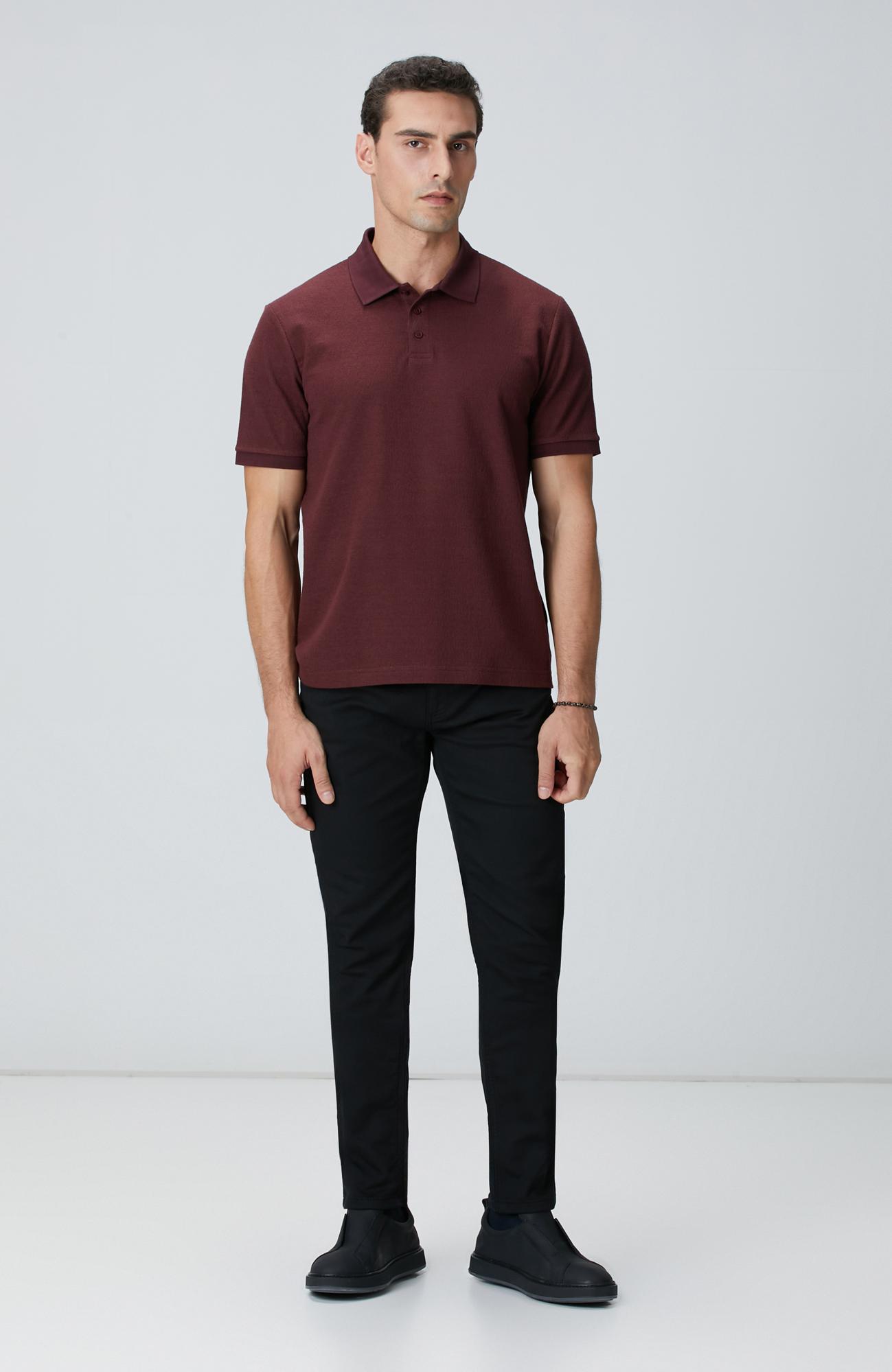  Network Erkek Siyah Casual Pantolon