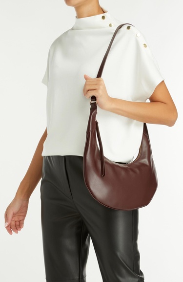  Network Kadın Bordo Deri Çanta