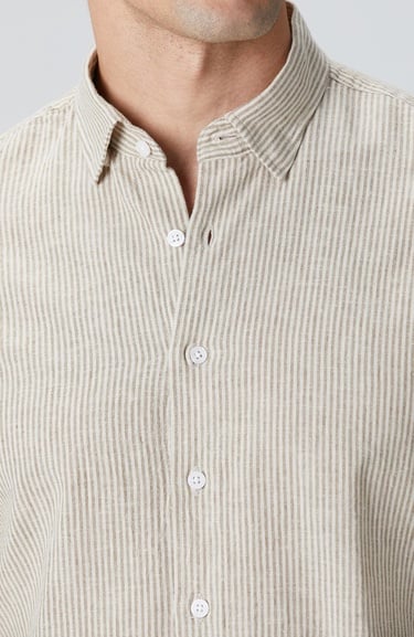  Network Erkek Vizon Keten Gömlek