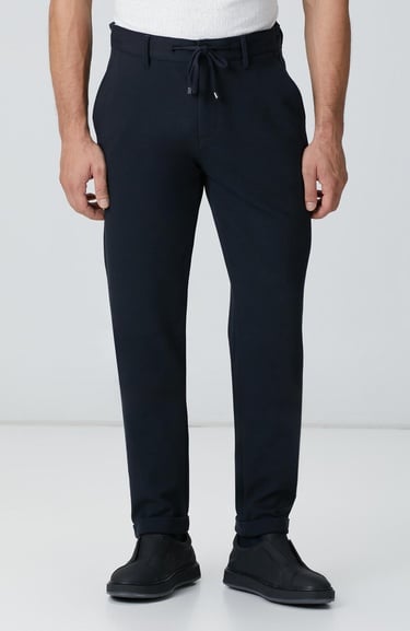 Network Erkek Lacivert Örme Pantolon