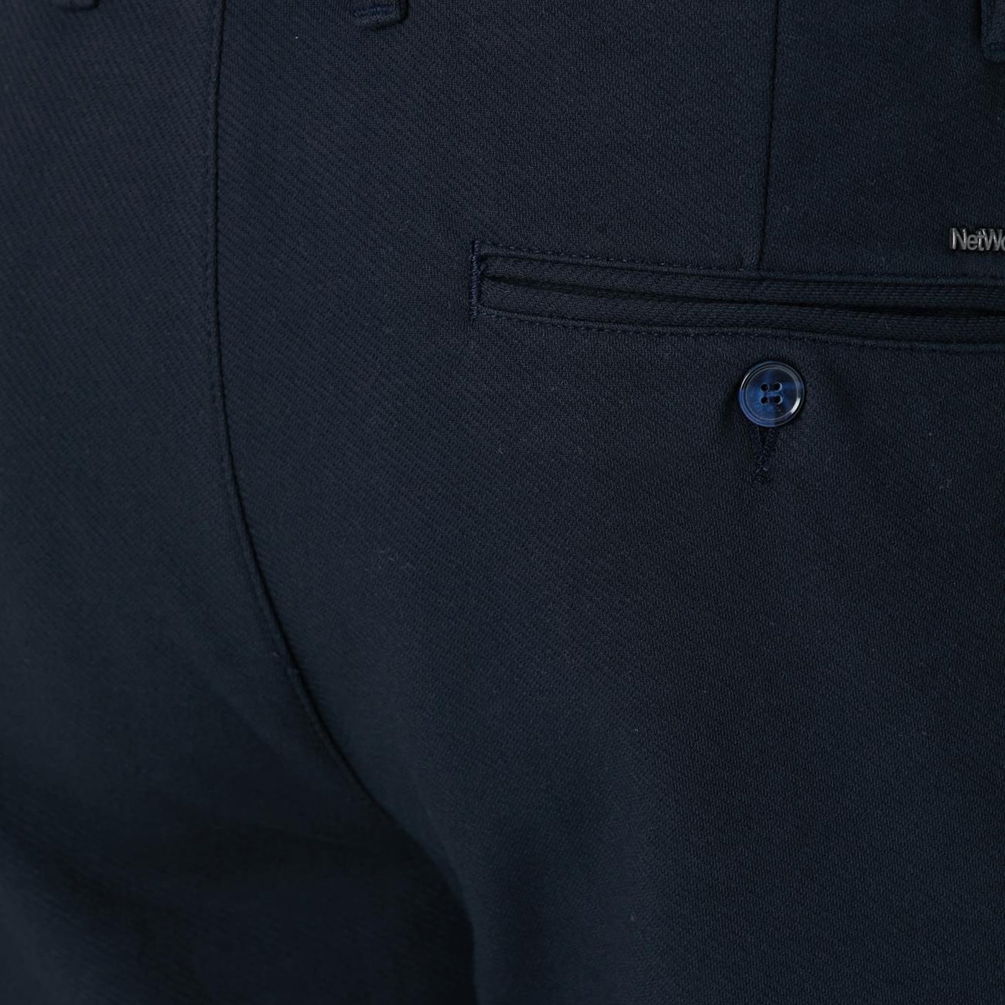 Network Erkek Lacivert Örme Pantolon