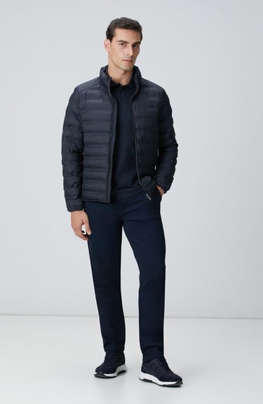  Network Erkek Lacivert Jogger Örme Pantolon