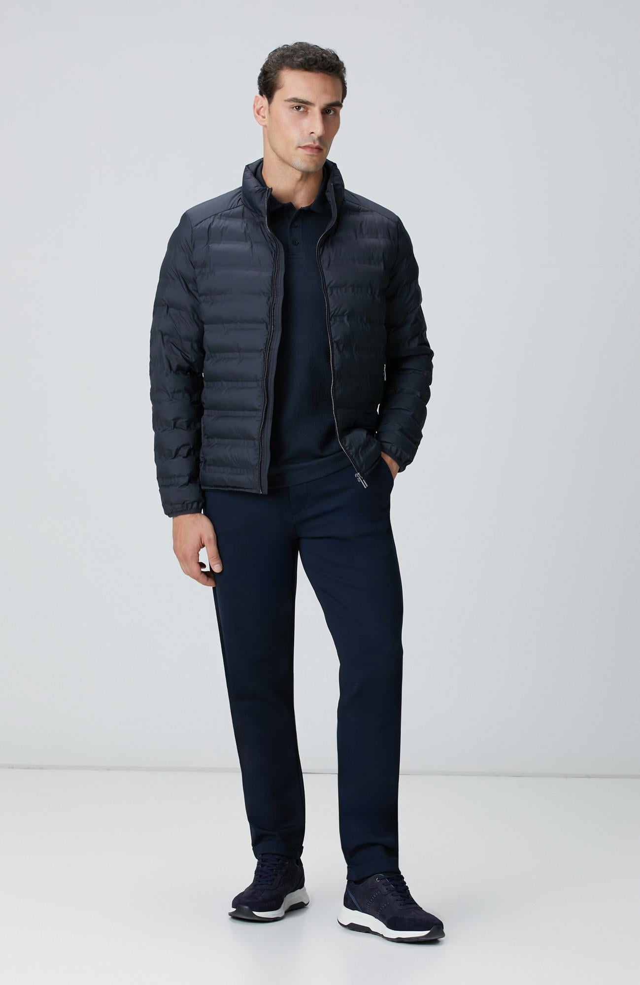  Network Erkek Lacivert Jogger Örme Pantolon