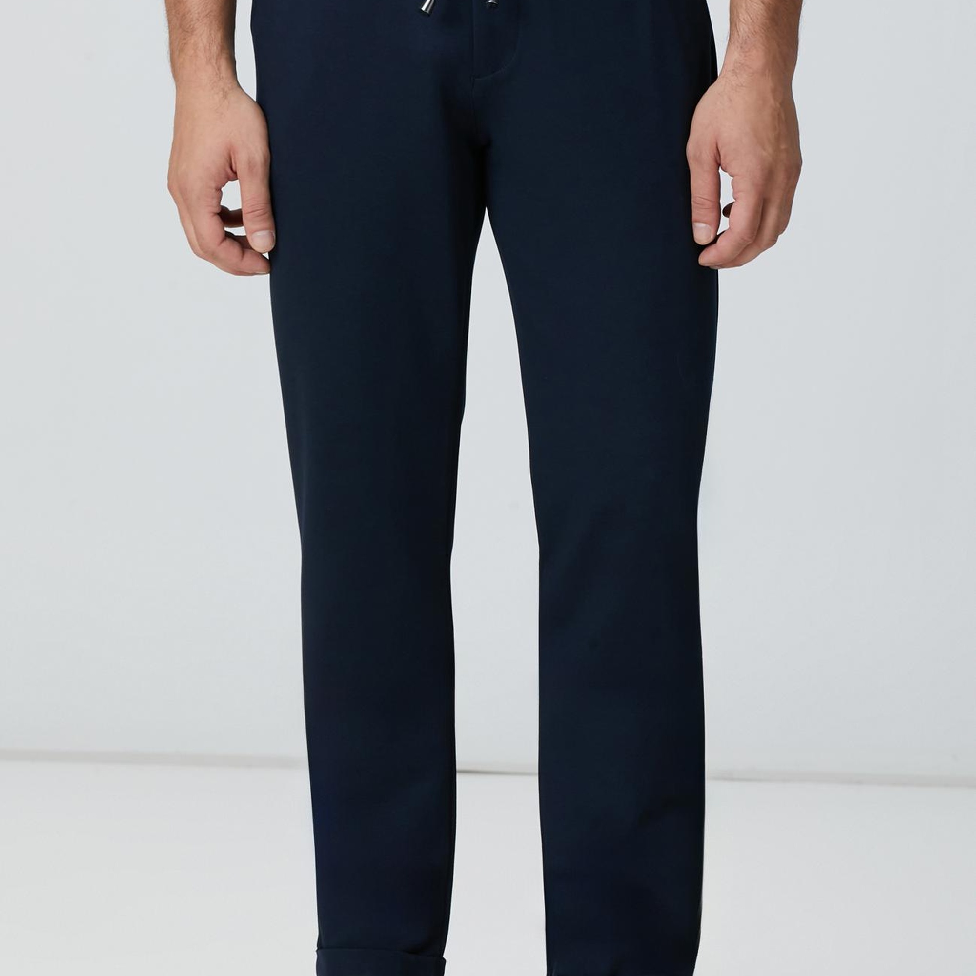 Network Erkek Lacivert Jogger Örme Pantolon