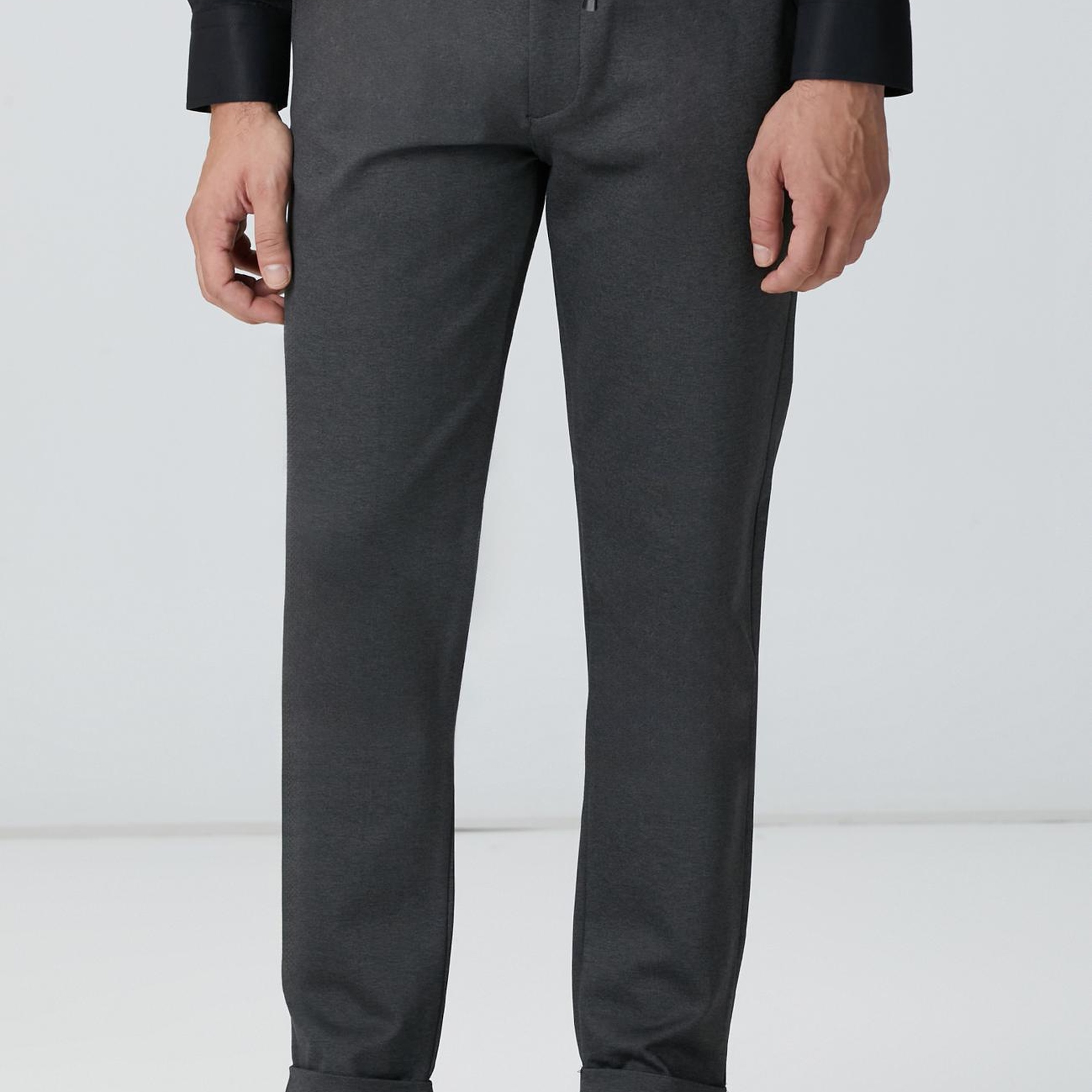 Network Erkek Antrasit Jogger Örme Pantolon