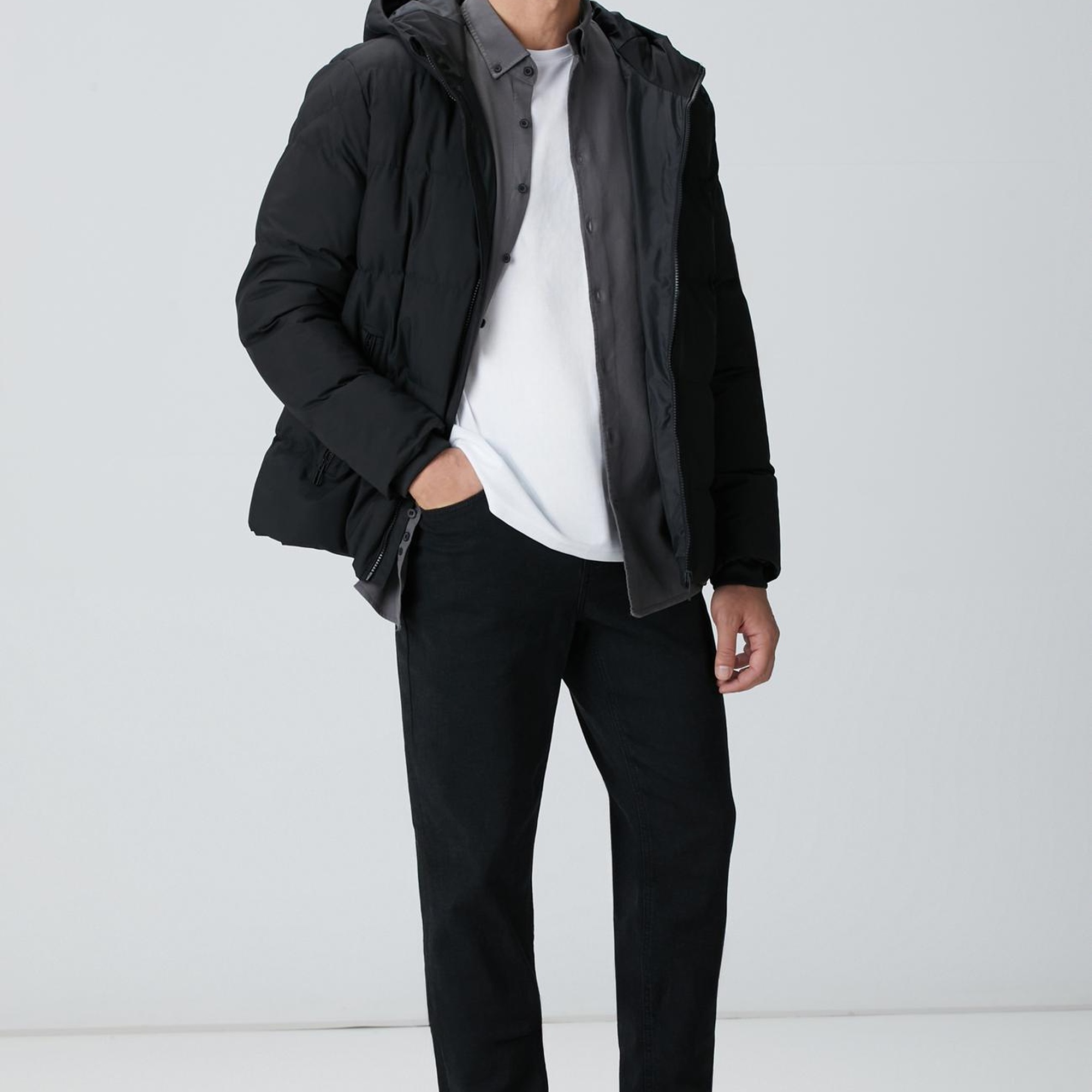 Network Erkek Antrasit Gömlek