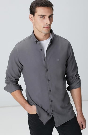  Network Erkek Antrasit Gömlek