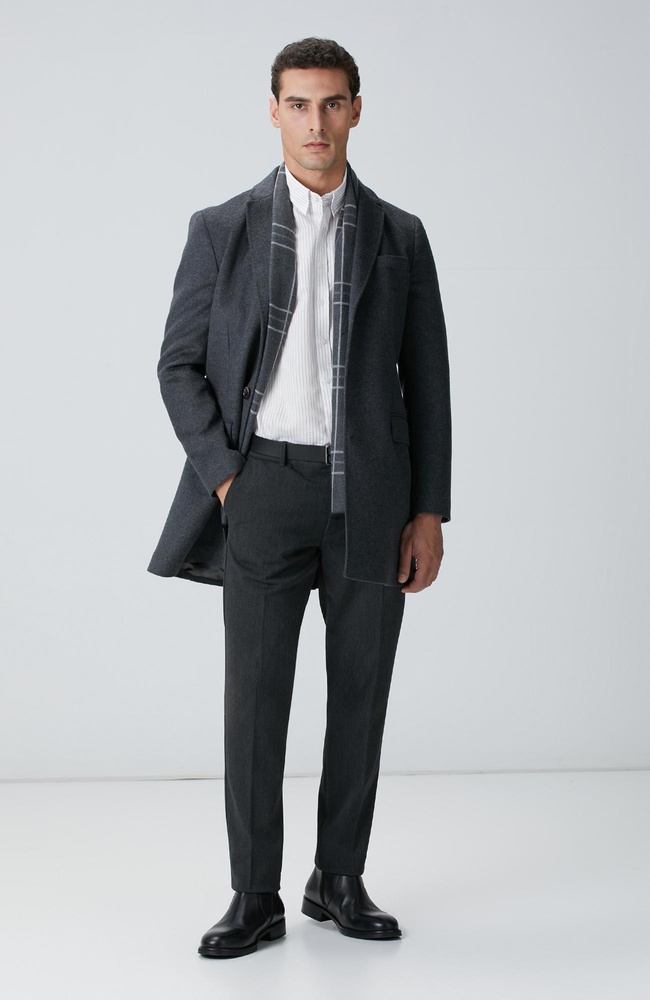  Network Erkek Antrasit Dokuma Pantolon