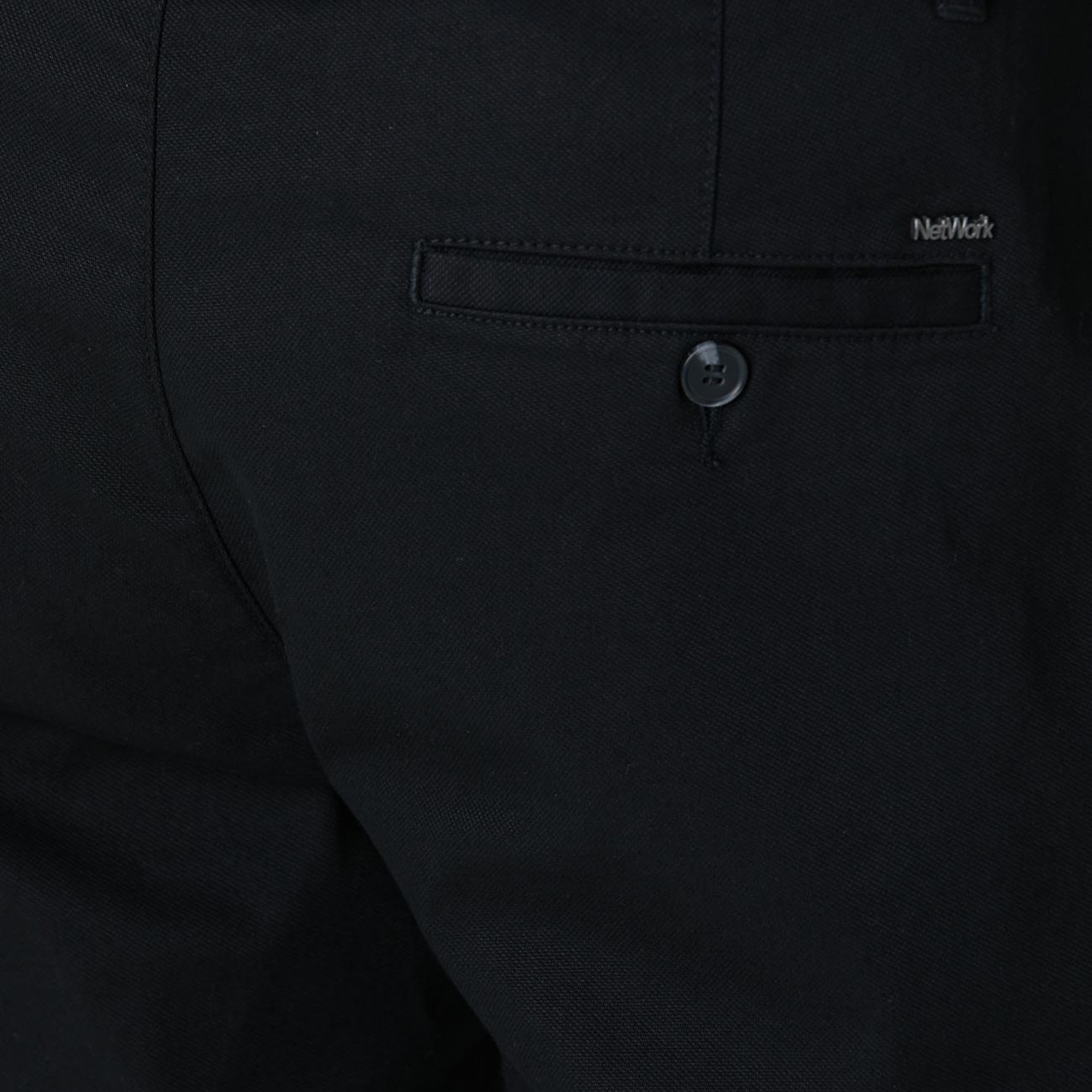 Network Erkek Siyah Chino Pantolon