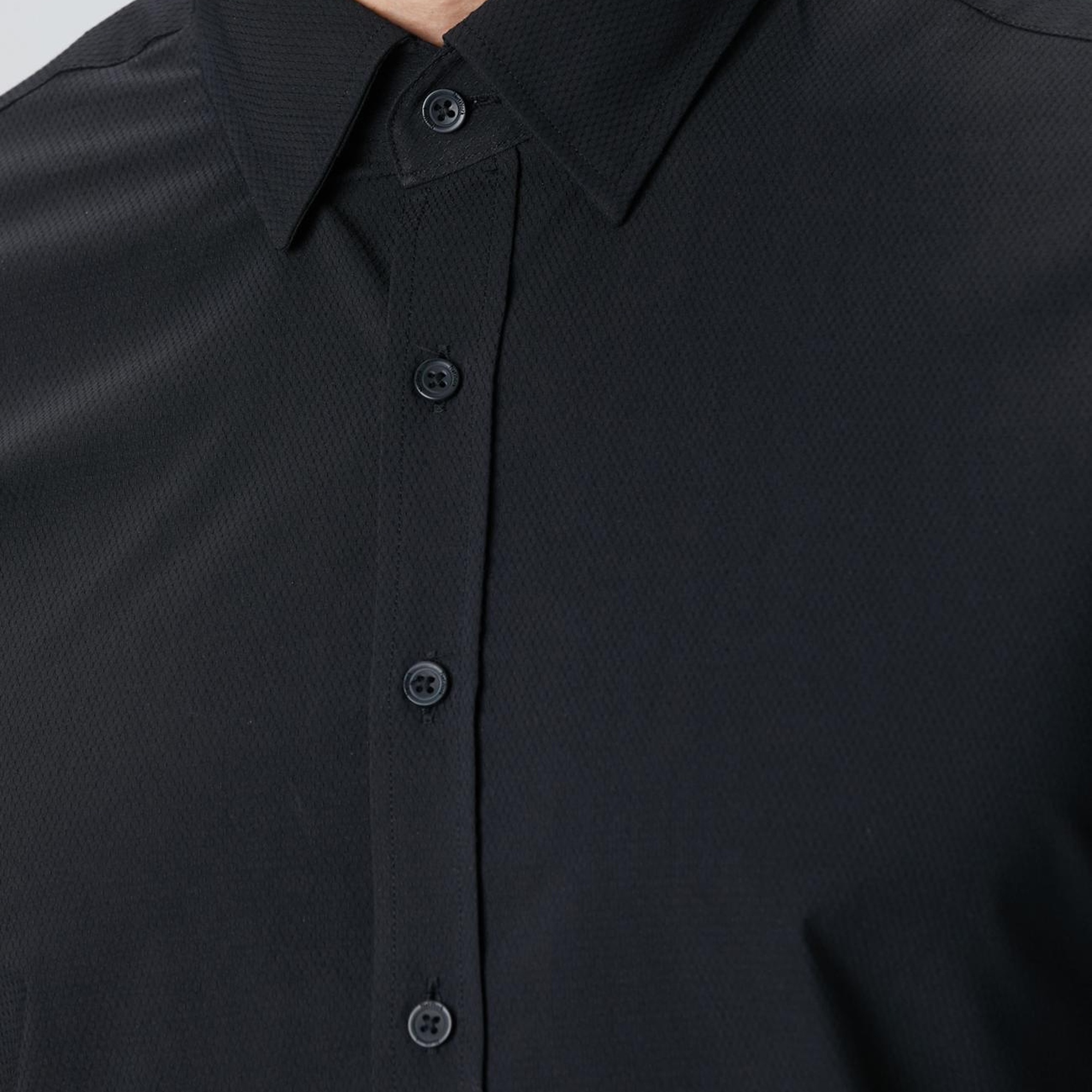 Network Erkek Siyah Petek Desen Gömlek