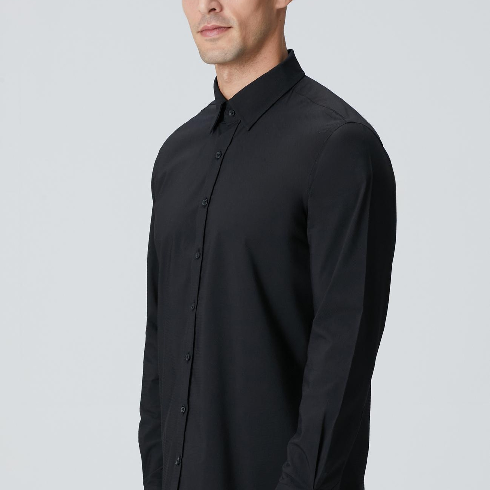 Network Erkek Siyah Petek Desen Gömlek