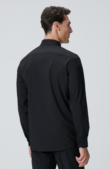  Network Erkek Siyah Petek Desen Gömlek