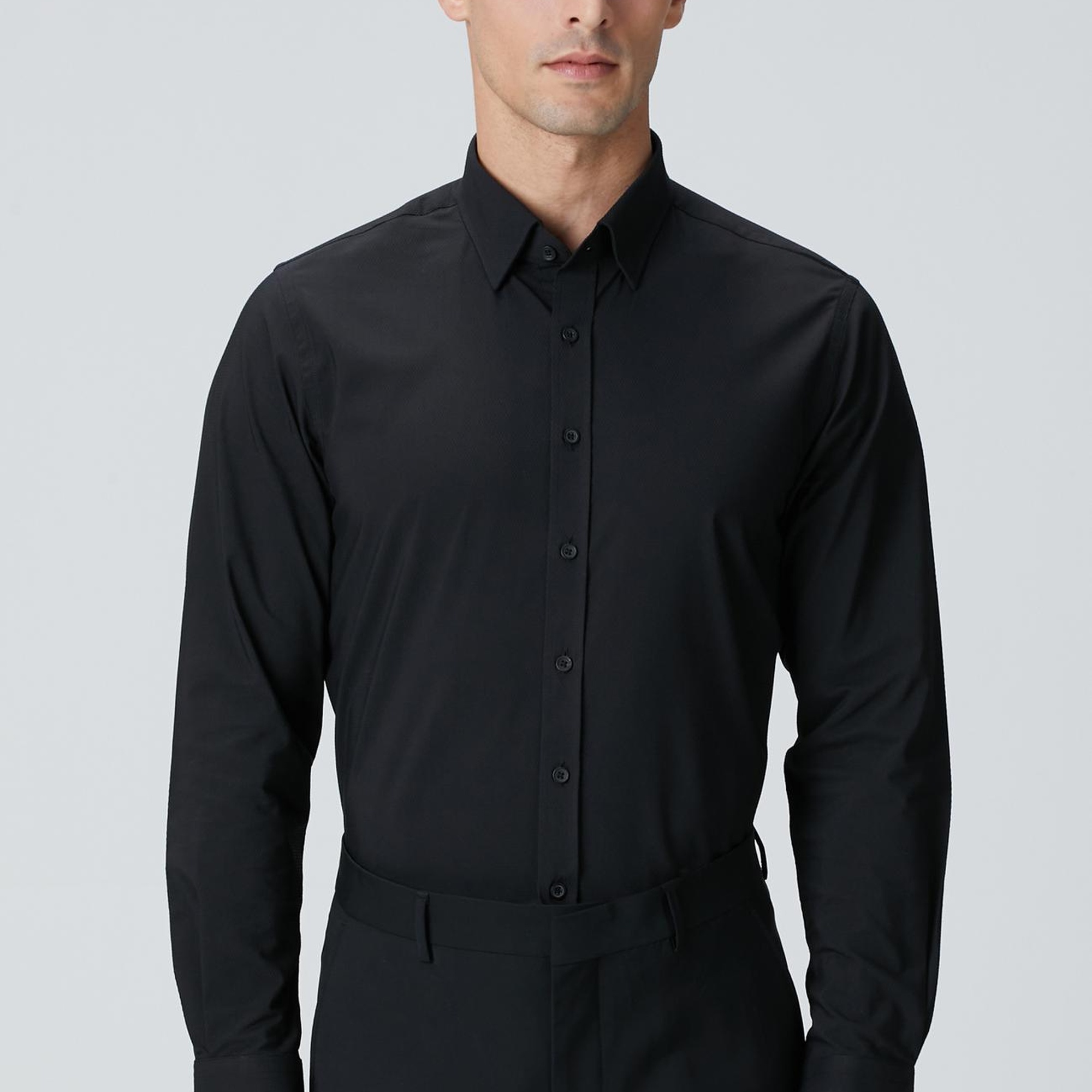 Network Erkek Siyah Petek Desen Gömlek