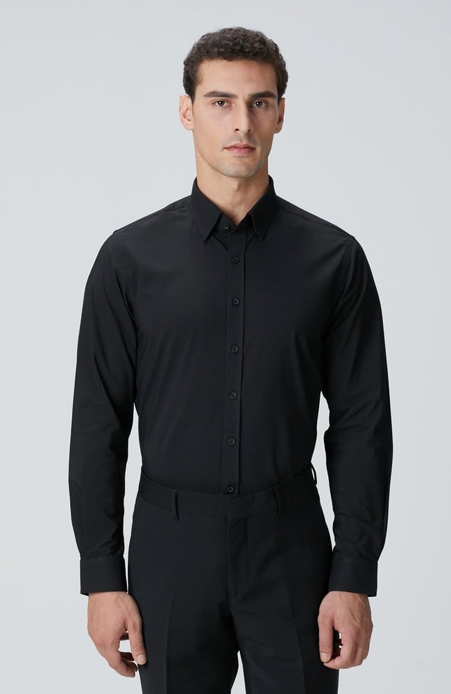  Network Erkek Siyah Petek Desen Gömlek