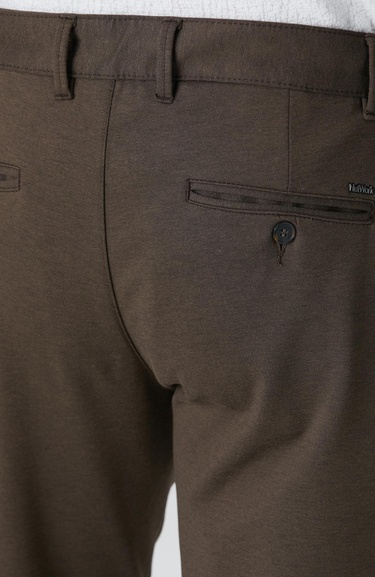  Network Erkek Acı Kahve Jogger Örme Pantolon