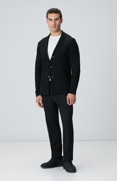  Network Erkek Kırık Beyaz Basic Kazak