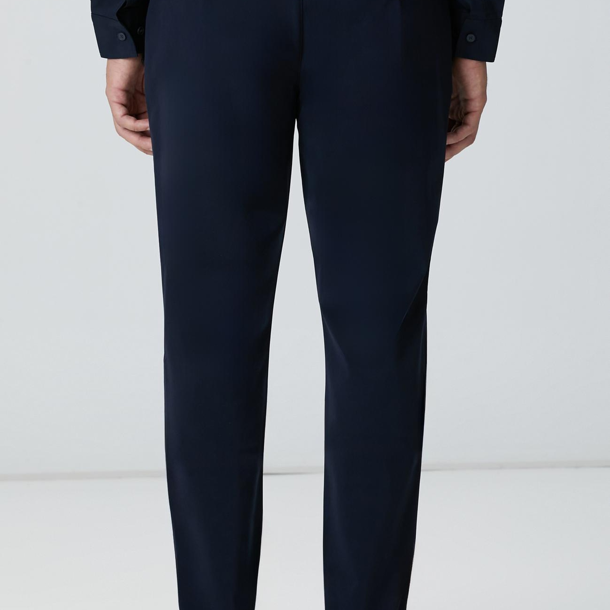 Network Erkek Lacivert Dokuma Jogger Pantolon