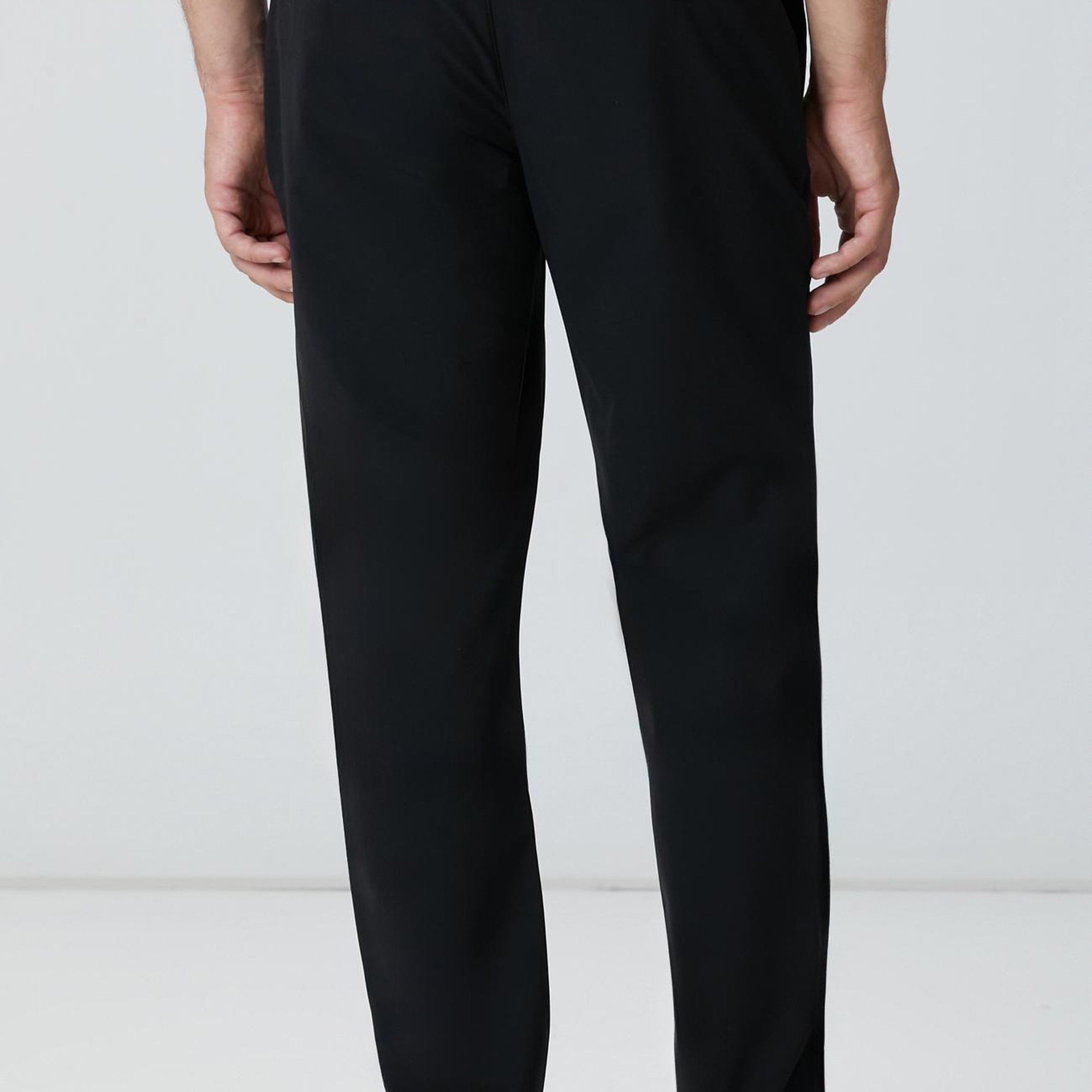 Network Erkek Siyah Dokuma Jogger Pantolon