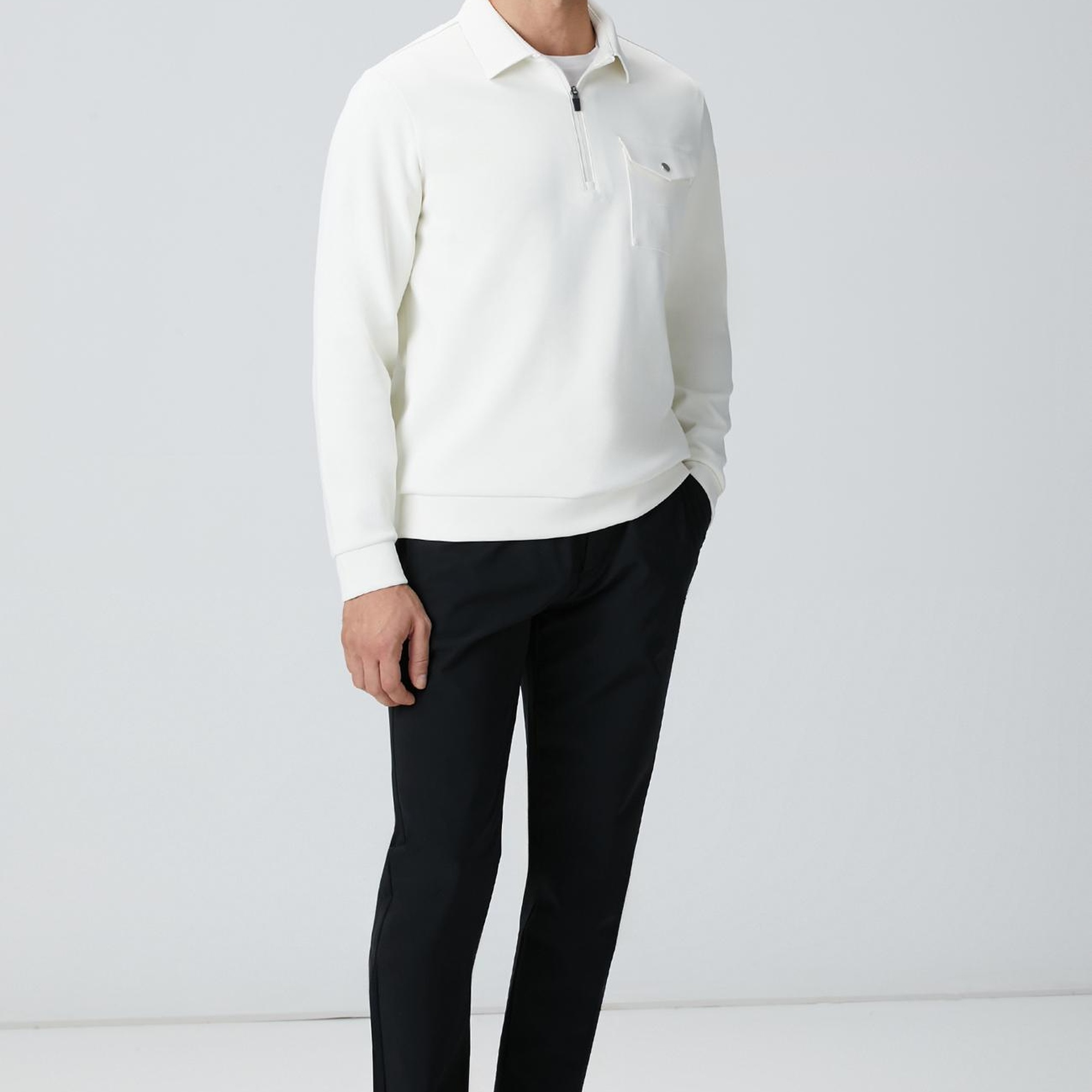 Network Erkek Siyah Dokuma Jogger Pantolon