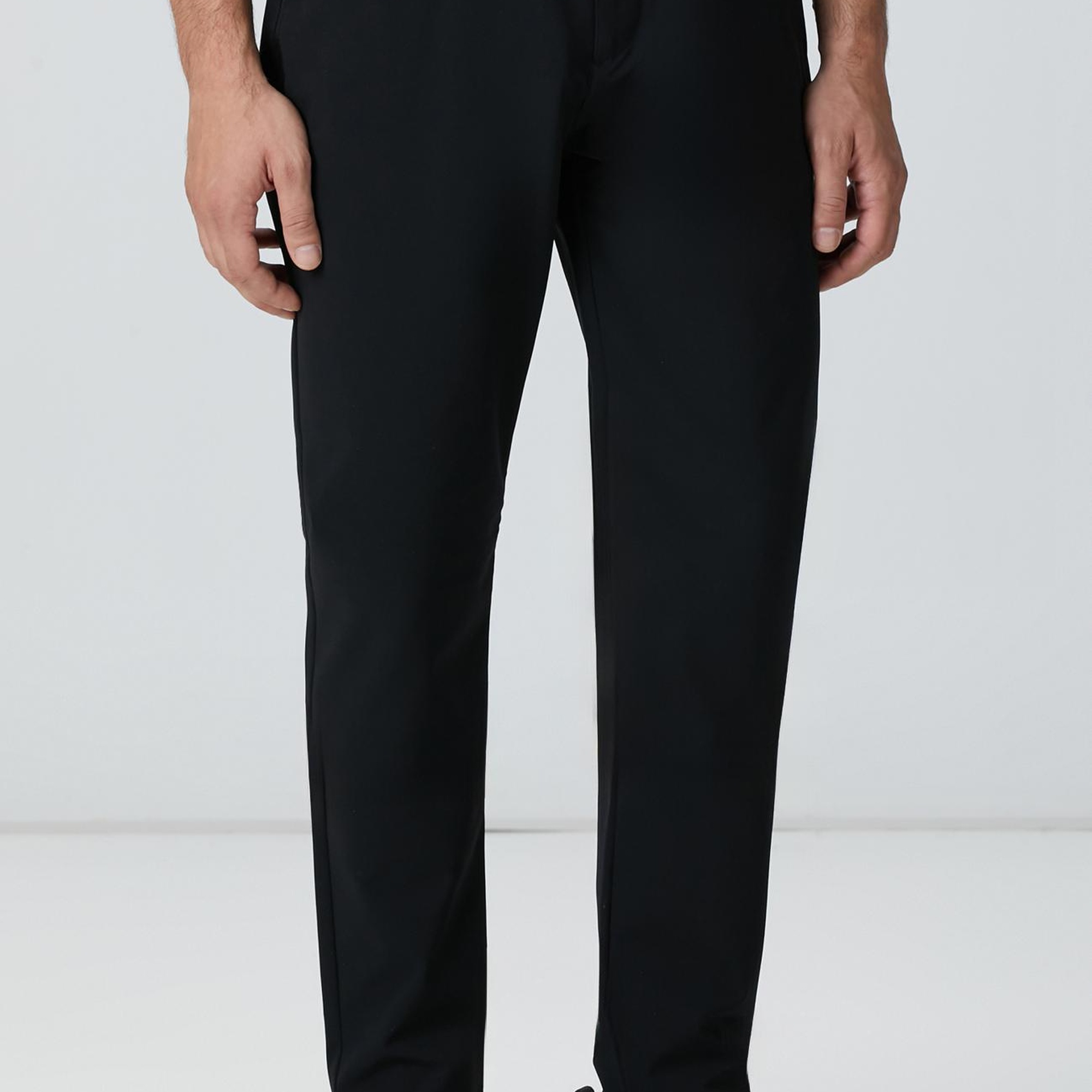 Network Erkek Siyah Dokuma Jogger Pantolon