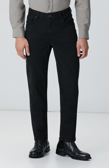  Network Erkek Siyah Denim Pantolon