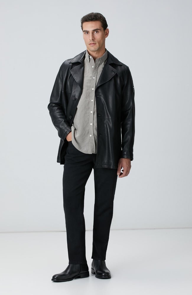  Network Erkek Siyah Denim Pantolon