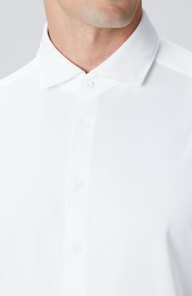  Network Erkek N-Tech Beyaz Örme Gömlek