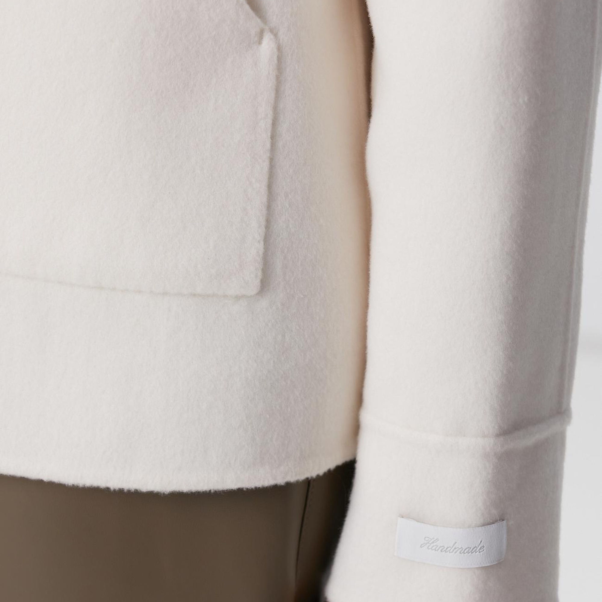 Network Kadın Limited Kırık Beyaz Yün Mont