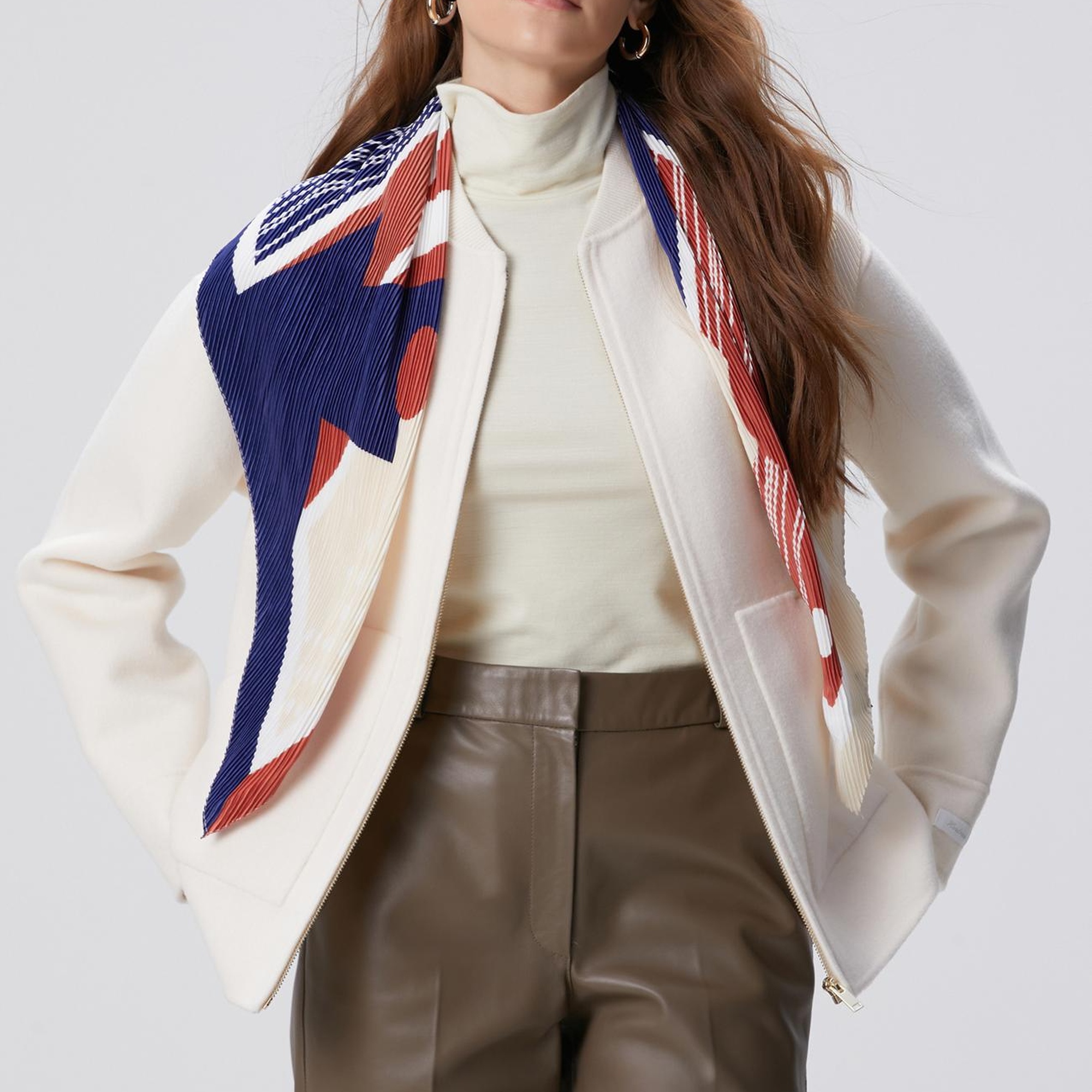 Network Kadın Limited Kırık Beyaz Yün Mont