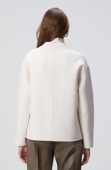  Network Kadın Limited Kırık Beyaz Yün Mont