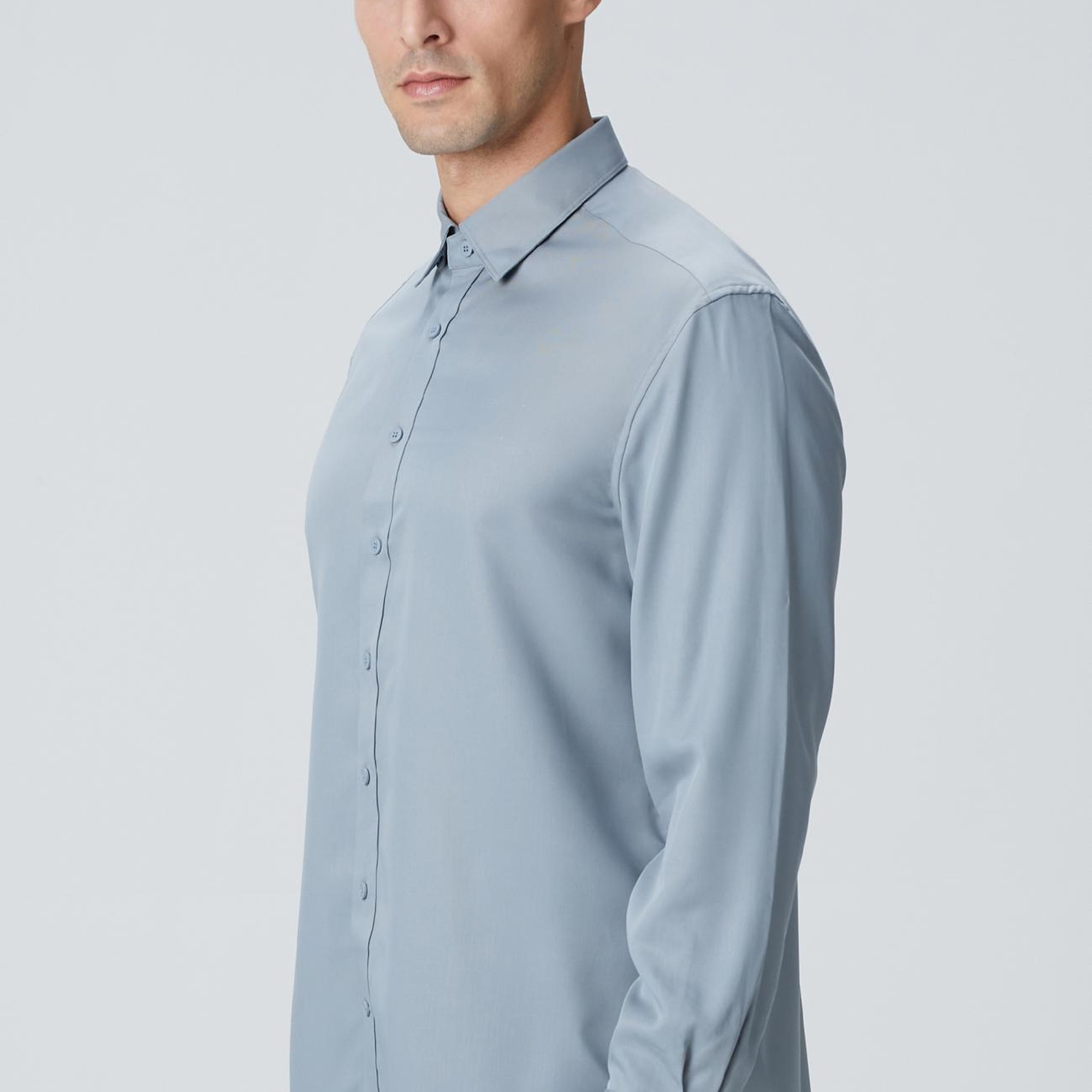 Network Erkek Mint Nane Lyocell Gömlek