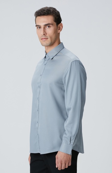  Network Erkek Mint Nane Lyocell Gömlek