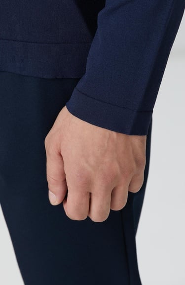  Network Erkek N-Tech Lacivert Basic Triko Kazak