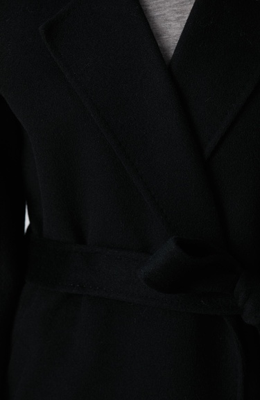  Network Kadın Limited Siyah Yün Karışımlı Manto