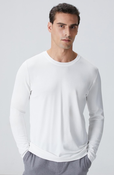  Network Erkek N-Tech Kırık Beyaz Kazak