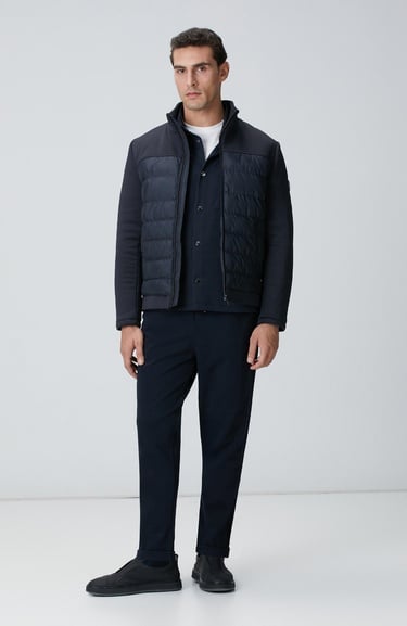  Network Erkek Lacivert Dış Gömlek