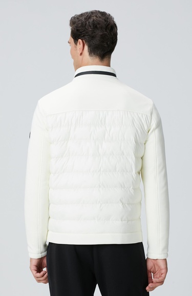  Network Erkek Ekru Kapitone Mont