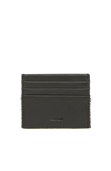  Network Kadın Siyah Deri Kartlık