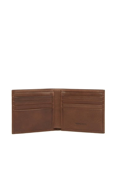  George Hogg Erkek Kahverengi Deri Cüzdan