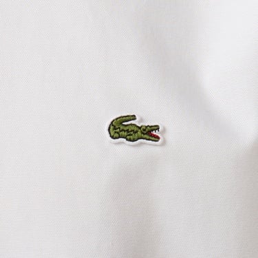 Lacoste Erkek Slim Fit Düğmeli Yaka Beyaz Gömlek