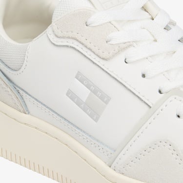  Tommy Jeans Retro Basket Kadın Beyaz Spor Ayakkabı