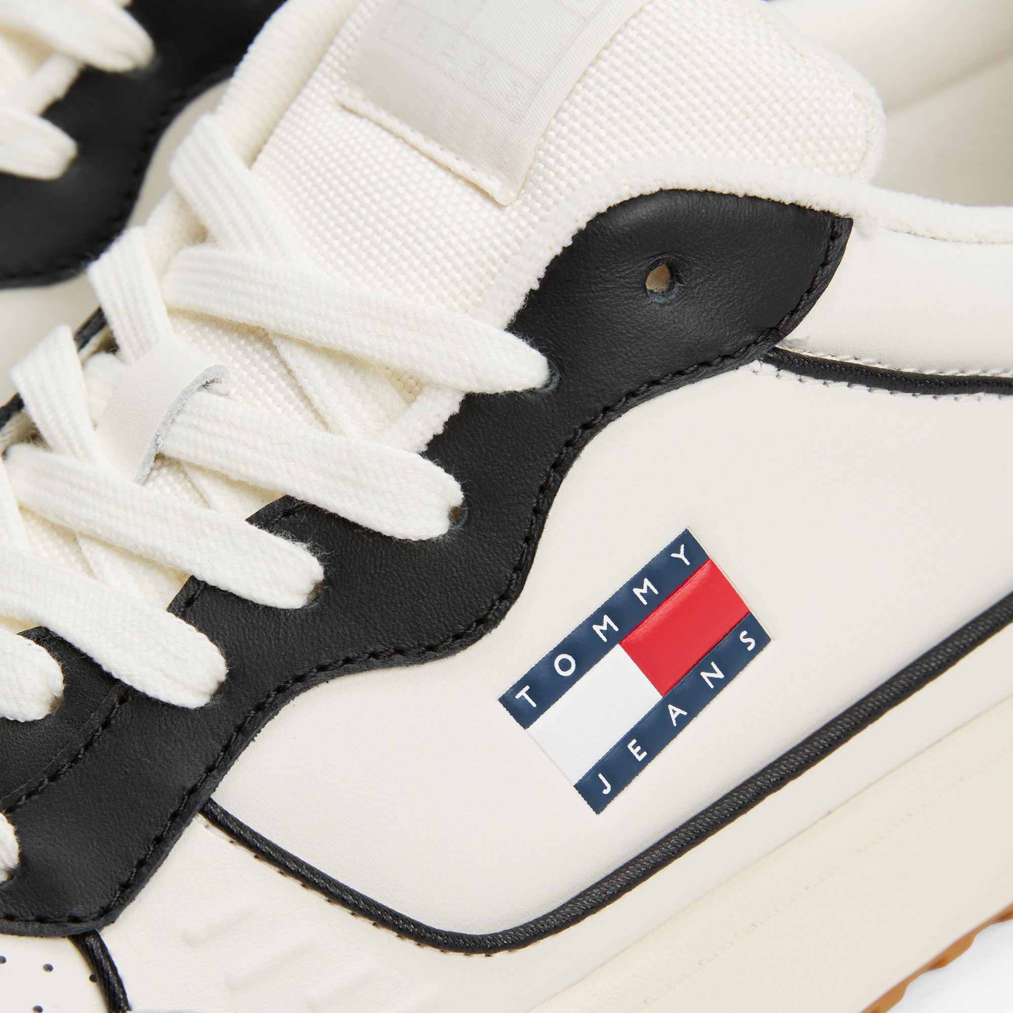 Tommy Hilfiger Cupsole Leather Erkek Bej Spor Ayakkabı