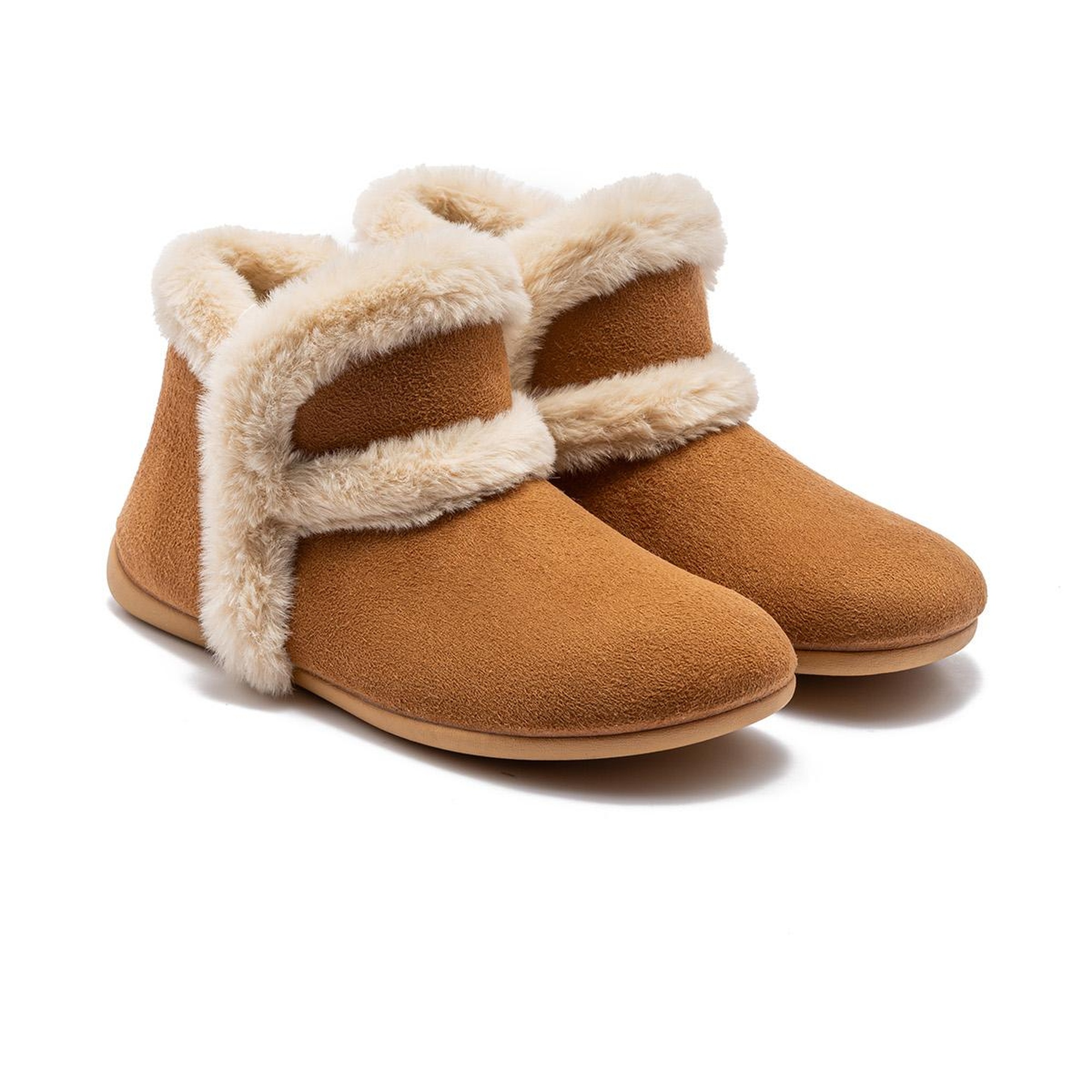 Asia Kadın Kürklü Ev Botu Kahverengi 37/41