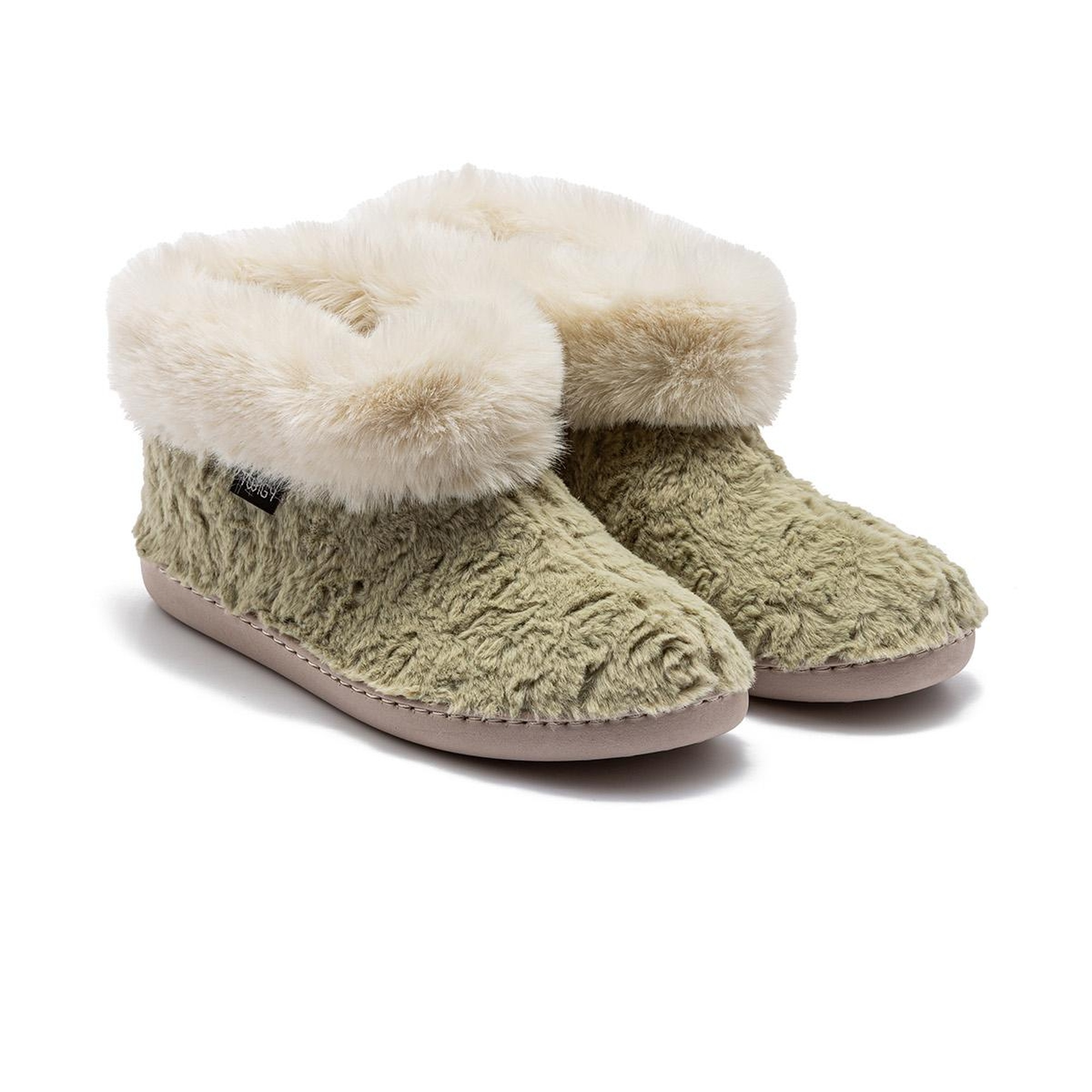 Emily Kadın Kürklü Ev Botu Yeşil 37/41