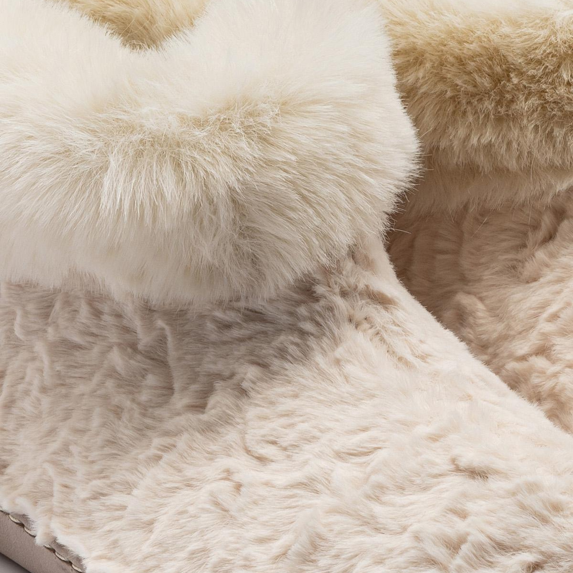 Emily Kadın Kürklü Ev Botu Bej 37/41