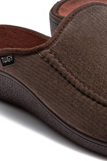  Bruce Erkek Ev Terliği Kahverengi 41/46