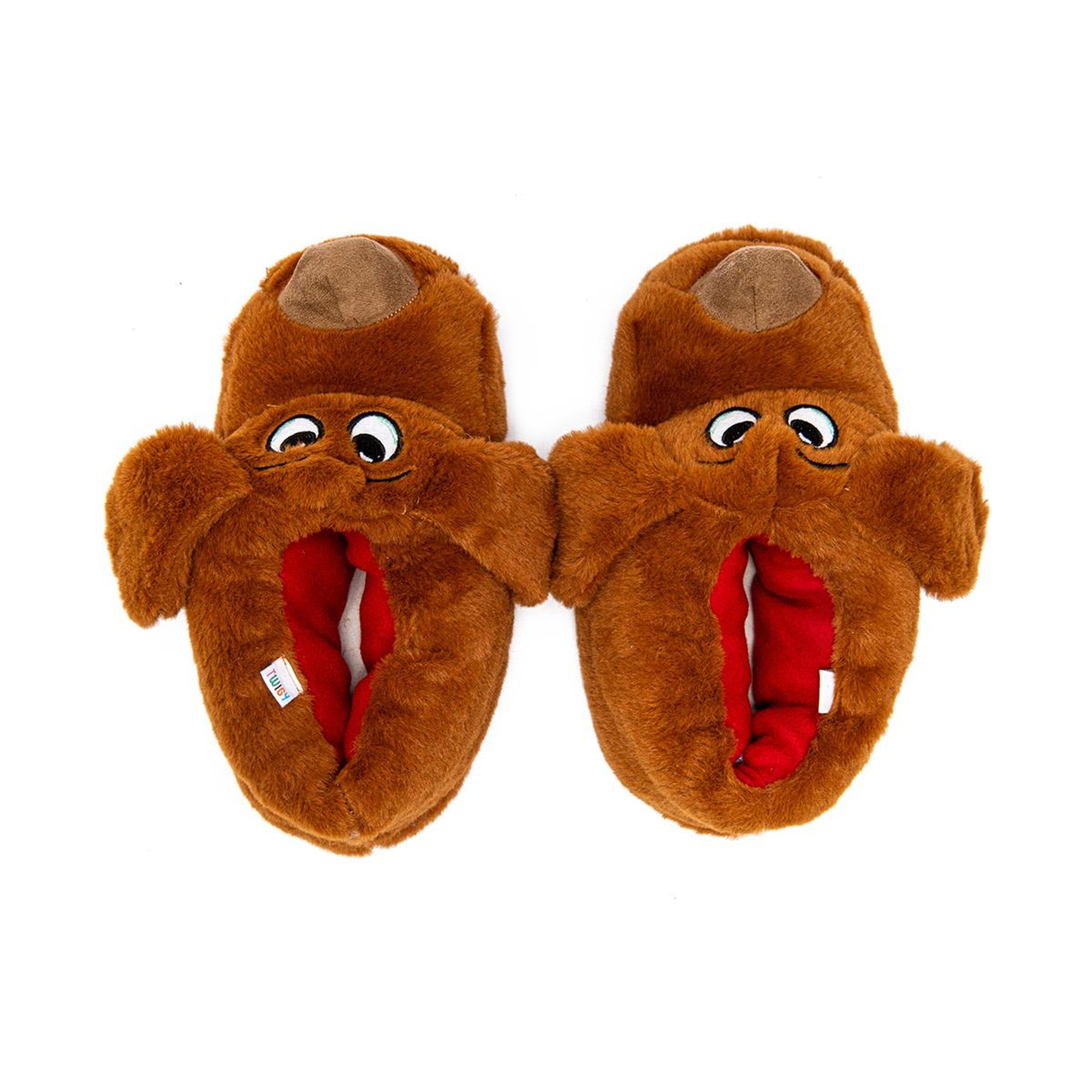 Karamel Kadın, Garson Boy Hayvanlı Panduf Kahverengi 36/41