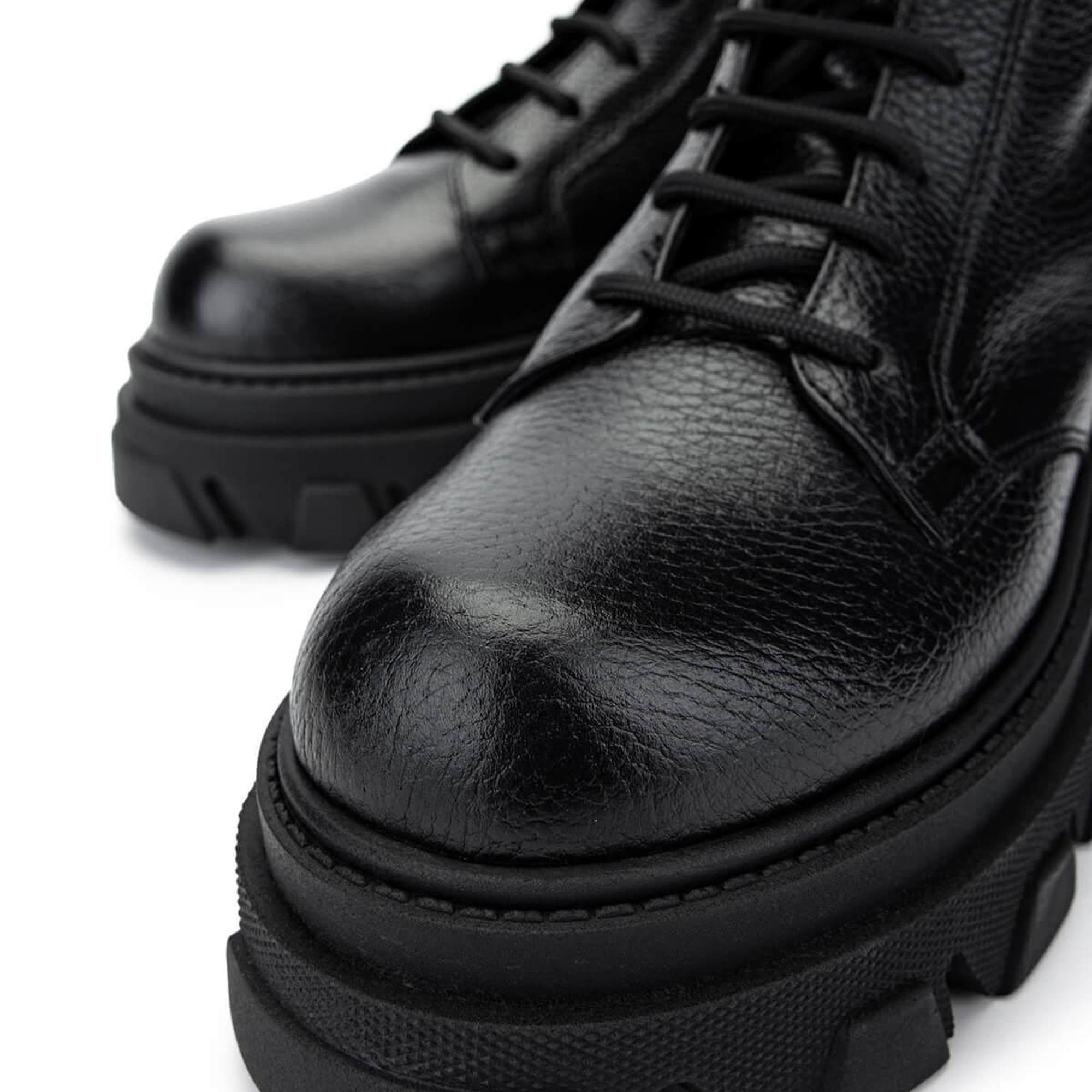 Tamer Tanca Kadın Hakiki Deri Siyah Floter Casual Bot