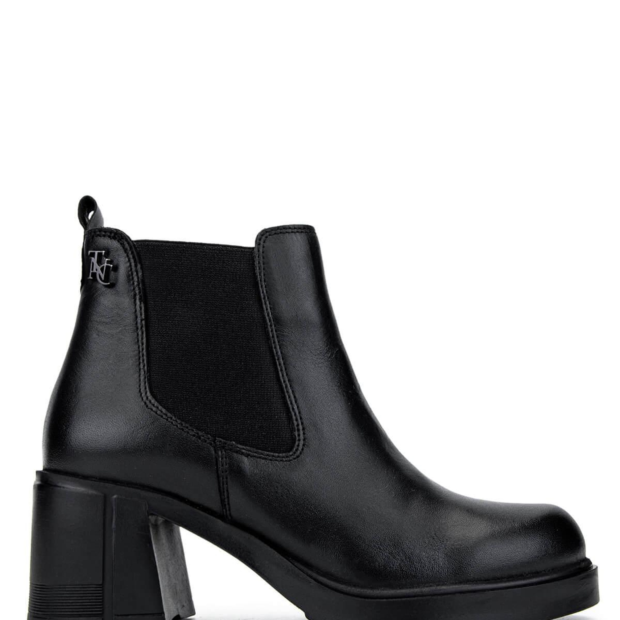 Tamer Tanca Kadın Hakiki Deri Siyah Deri Casual Bot